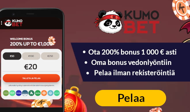 Lue KumoBet kasino arvostelu ja aloita pelit bonuksella.