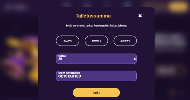 Joker5Casino talletus käy pikana.