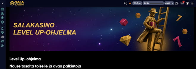 Meidän Salakasino kokemuksia siivittivät kanta-asiakasohjelman edut.