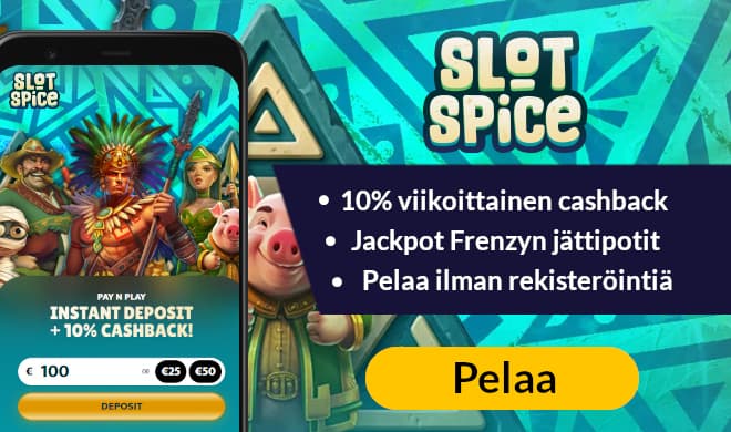 Lue SlotSpice Casino arvostelu ja pelaa ilman rekisteröintiä.