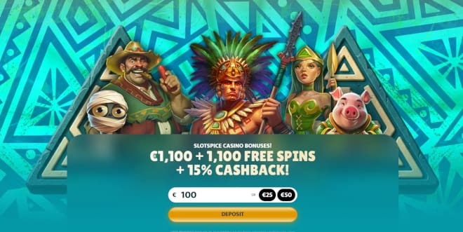 Hanki omia SlotSpice Casino kokemuksia verovapaasti.