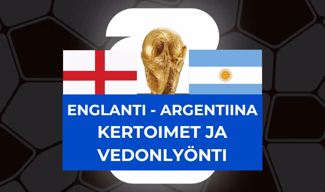 Englanti vs Argentiina kertoimet ja vedonlyönti.