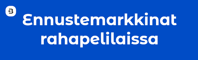 Ennustemarkkinat rahapelilaissa.
