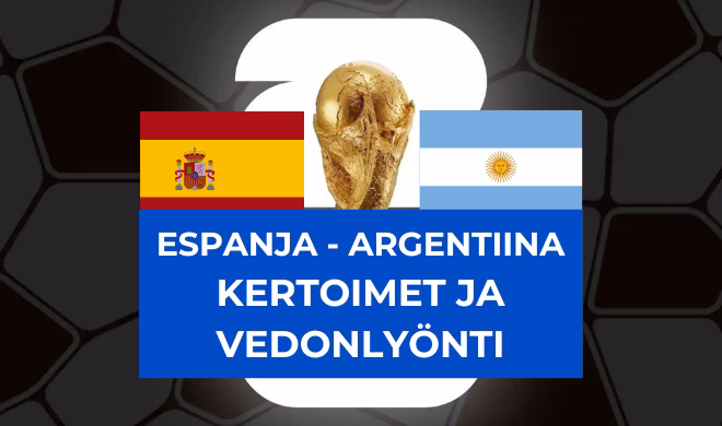 Espanja Argentiina kertoimet ja vedonlyönti.