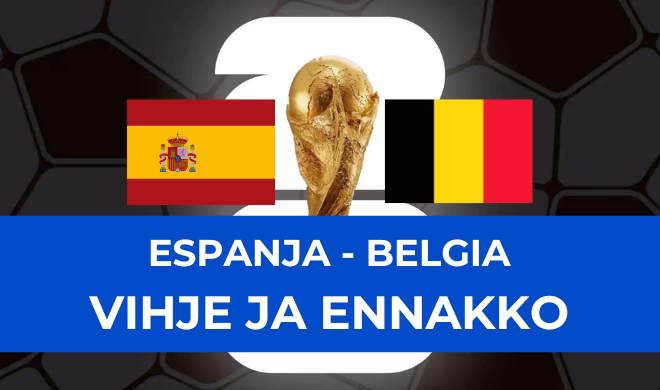 Espanja Belgia vihjeet ja ennakko.