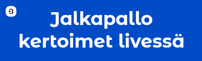 Jalkapallo kertoimet livessä.