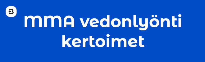 MMA vedonlyönti kertoimet.
