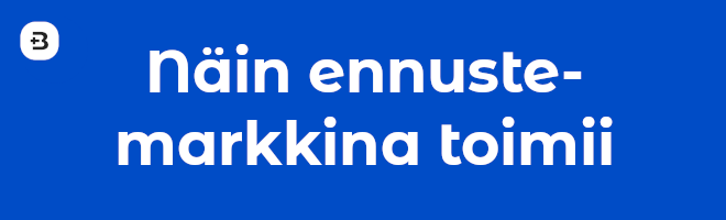 Näin ennustemarkkina toimii.