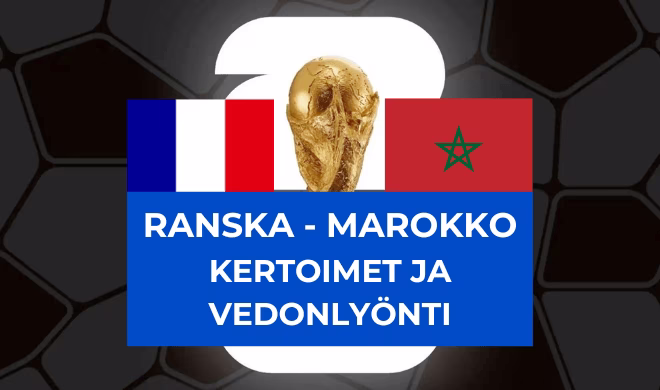 Ranska-Marokko kertoimet – Jalkapallon MM-kisat 2026