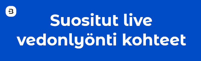 Suositut live vedonlyönti kohteet.