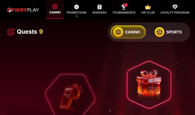 Hanki omia FieryPlay Casino kokemuksia.