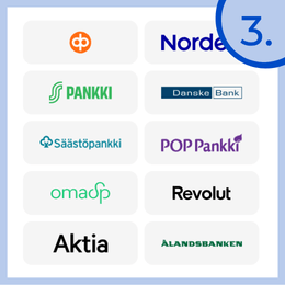 Vahvista talletus ohjeiden mukaan.
