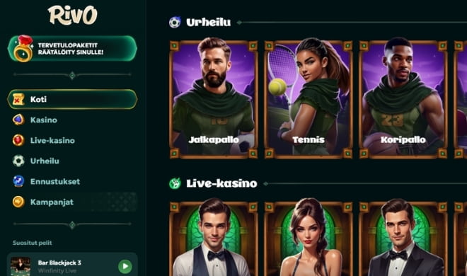 Hanki omia Rivo Casino kokemuksia vedonlyönnistä tai kasinopelien parista.