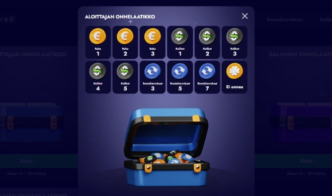 Lue SpinkoCasino esittely ja tutustu Lucky Boxes -kampanjaan.