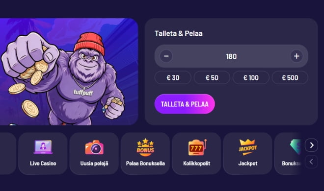 Hanki omia TuffPuff Casino kokemuksia pikana.