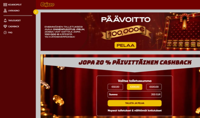 Hanki omia Bajazo Casino kokemuksia pikana.