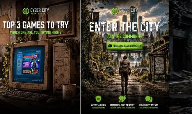 Cyber City kasino on aktiivinen myös sosiaalisessa mediassa.