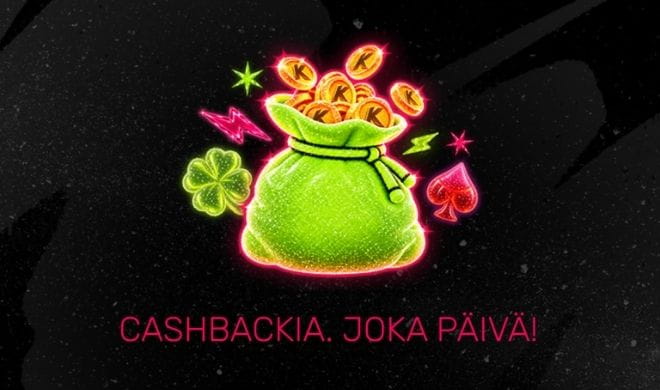 Kirpee Casino tarjoaa cashbackia joka päivä.